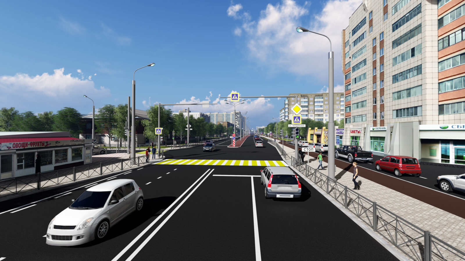 Реконструкция улицы Карпинского