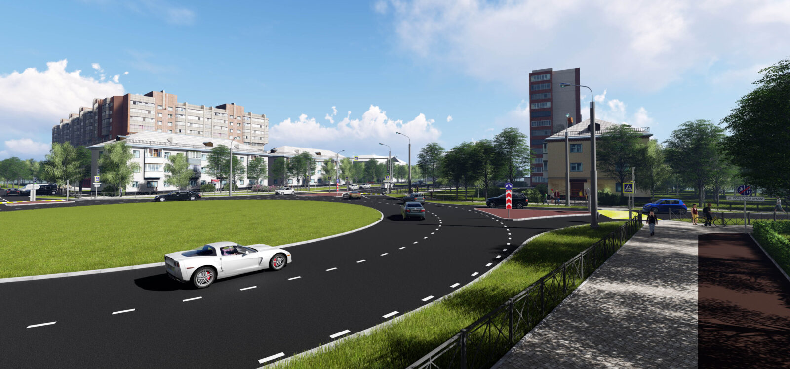 Реконструкция улицы Карпинского